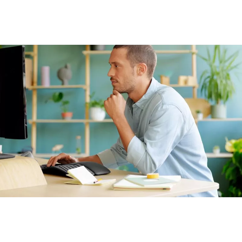 LOGITECH Ergo K860 - langaton jaettu näppäimistö grafiitti Qwerty Pan Nordic