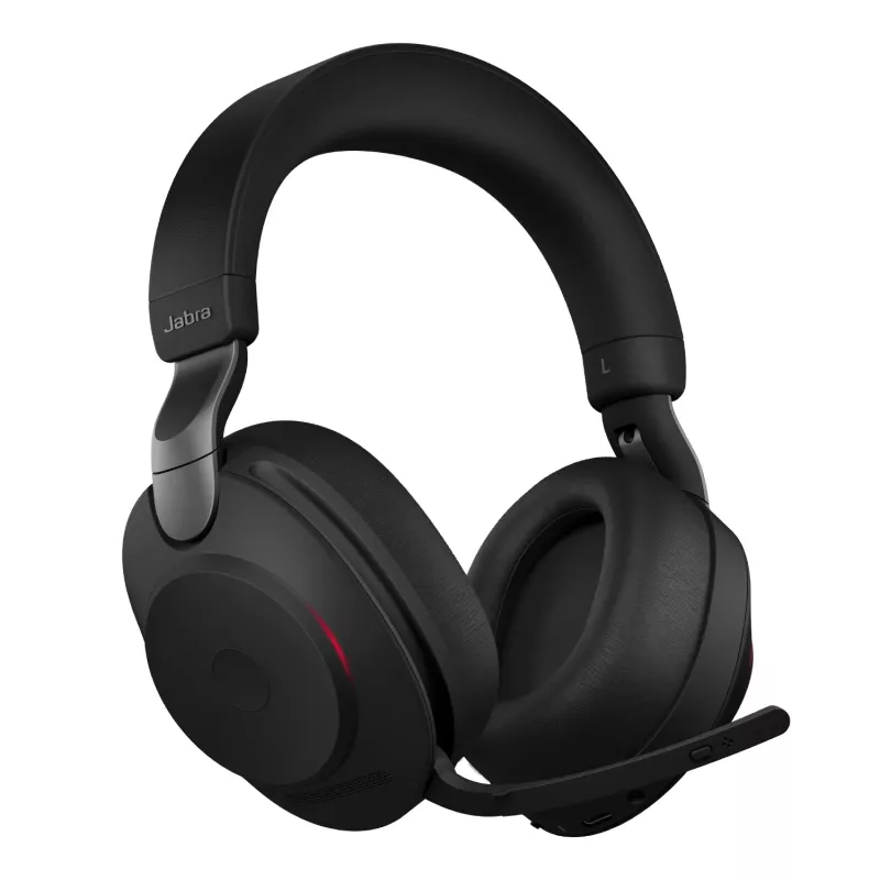 Jabra Evolve2 85 - Link380a UC Stereo Stand, musta