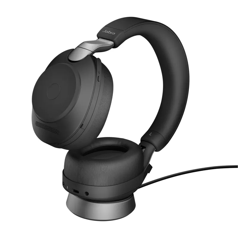 Jabra Evolve2 85 - Link380c UC Stereo Stand, musta
