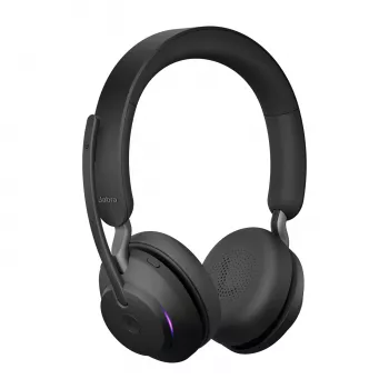 Jabra Evolve2 65 USB-C musta MS Stereo, langaton, toimisto/callcenter, 20 - 20000 Hz, 176,4 g, headset, musta