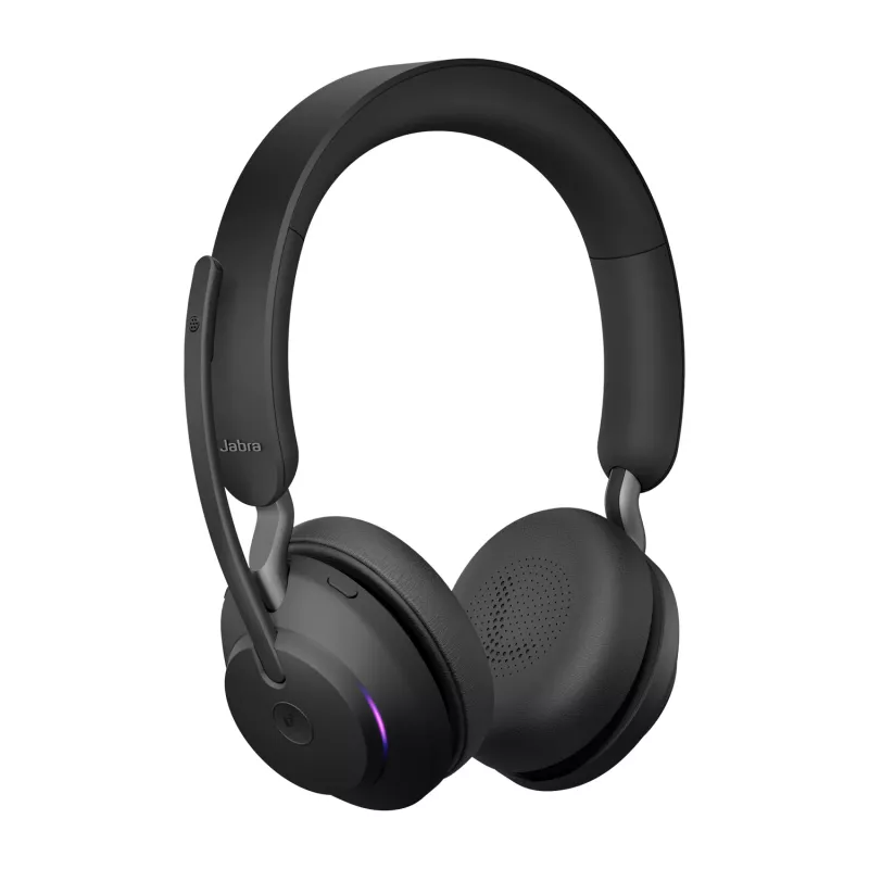 Jabra Evolve2 65 USB-C musta MS Stereo, langaton, toimisto/callcenter, 20 - 20000 Hz, 176,4 g, headset, musta