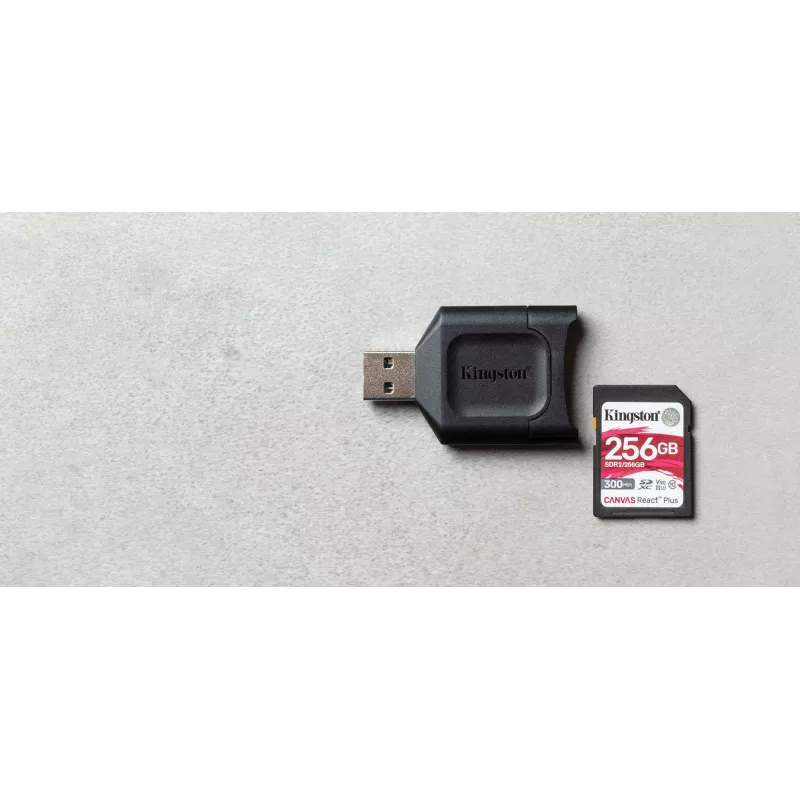 Kingston Technology MobileLite Plus -kortinlukija USB 3.2 Gen 1 (3.1 Gen 1) Type-A musta