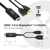 CLUB3D CAC-1331 videokaapeli-adapteri 0,25 m HDMI DisplayPort musta
