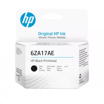 HP 6ZA17AE musta tulostuspää, HP GT -tulostuspäät ovat yhteensopivia: HP Smart Tank 5100, 555, 559, 570, 580, 655, 7305, 7308 HP Tank 5100,..., lämpömustesuihku, musta, Malesia, 113 mm, 37 mm