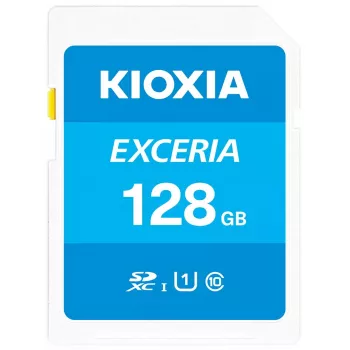 Flash-muisti Kioxia 128 GB SDXC UHS-I Class 10 Exceria