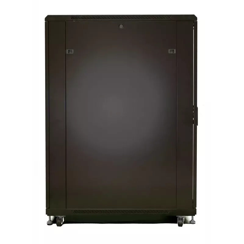 Seinäasennettava kaappi Extralink 37U 600X1000 musta 1200 kg kantavuus