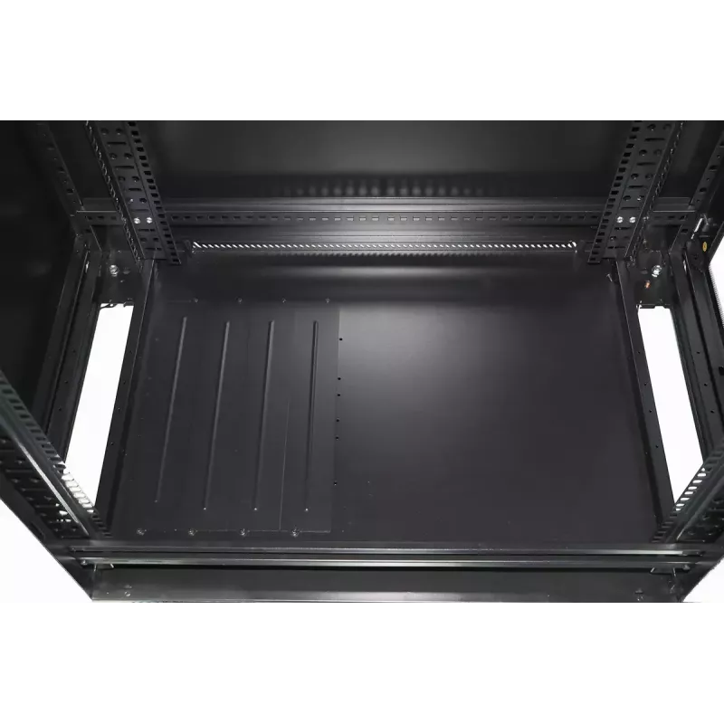 Seinäasennettava kaappi Extralink 37U 600X1000 musta 1200 kg kantavuus