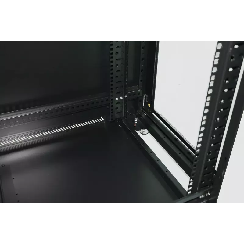 Seinäasennettava kaappi Extralink 37U 600X1000 musta 1200 kg kantavuus