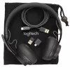Logitech Zone Wireless MS 981-000854 Bluetooth-kuulokemikrofoni, korvan päällä, aktiivinen melunvaimennus, langaton Qi-lataus, Microsoft Teams, grafiitti