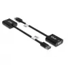 CLUB3D DisplayPort™ - VGA musta aktiivinen adapteri M/F