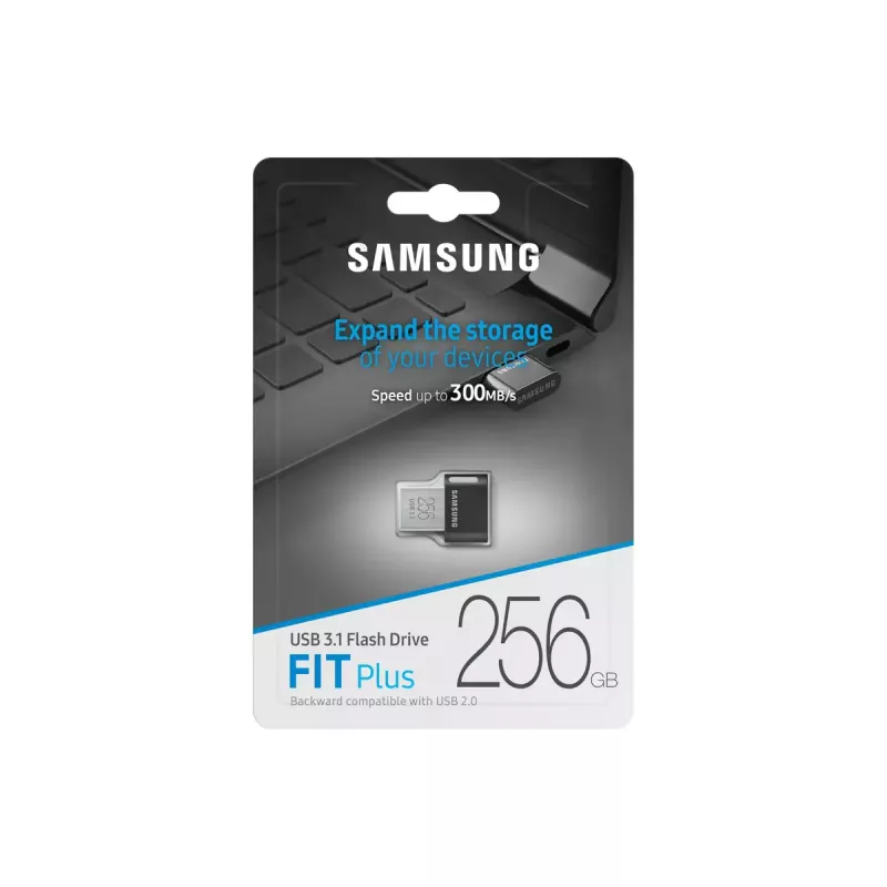 Samsung MUF-256AB USB-muistitikku 256 GB USB Type-A 3.2 Gen 1 (3.1 Gen 1) harmaa, hopea