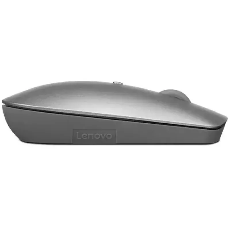 optinen Bluetooth-hiiri Lenovo 600 — 2400 dpi, Bluetooth 5.0 Dual-Host, 3 painiketta, pallorulla, raudanharmaa