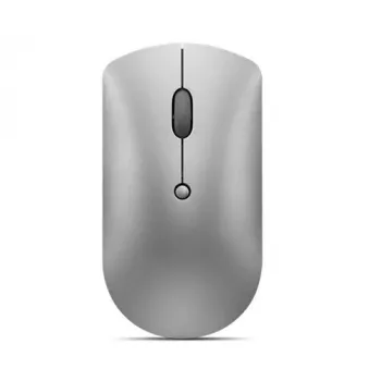 optinen Bluetooth-hiiri Lenovo 600 — 2400 dpi, Bluetooth 5.0 Dual-Host, 3 painiketta, pallorulla, raudanharmaa