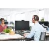 LOGITECH Zone Wired - USB-C / USB-A - headset - UC Zone - musta