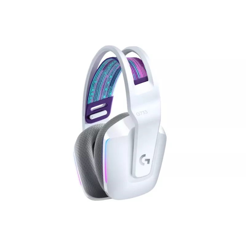 LOGITECH G733 Lightspeed langaton RGB-peliheadset valkoinen