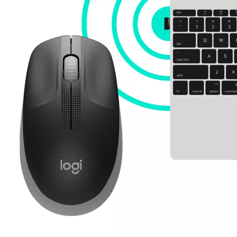 LOGITECH M190 Full-Size langaton hiiri keskiyönharmaa