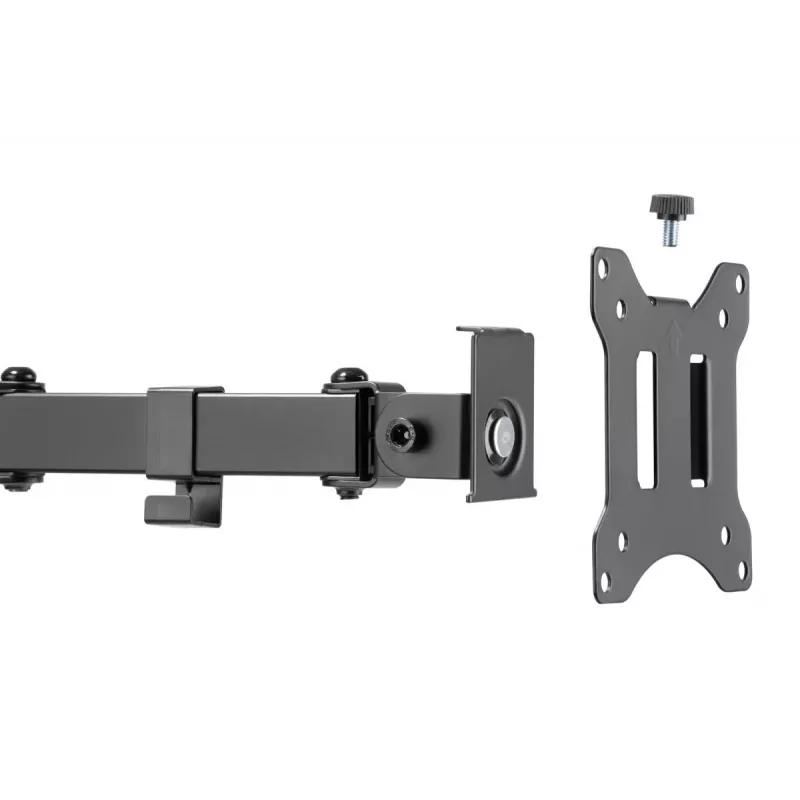 DIGITUS Universal Single Monitor Clamp Mount 17-32in 8kg (max.) musta