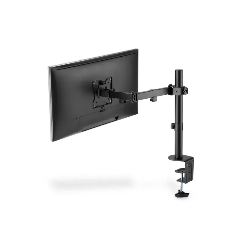 DIGITUS Universal Single Monitor Clamp Mount 17-32in 8kg (max.) musta