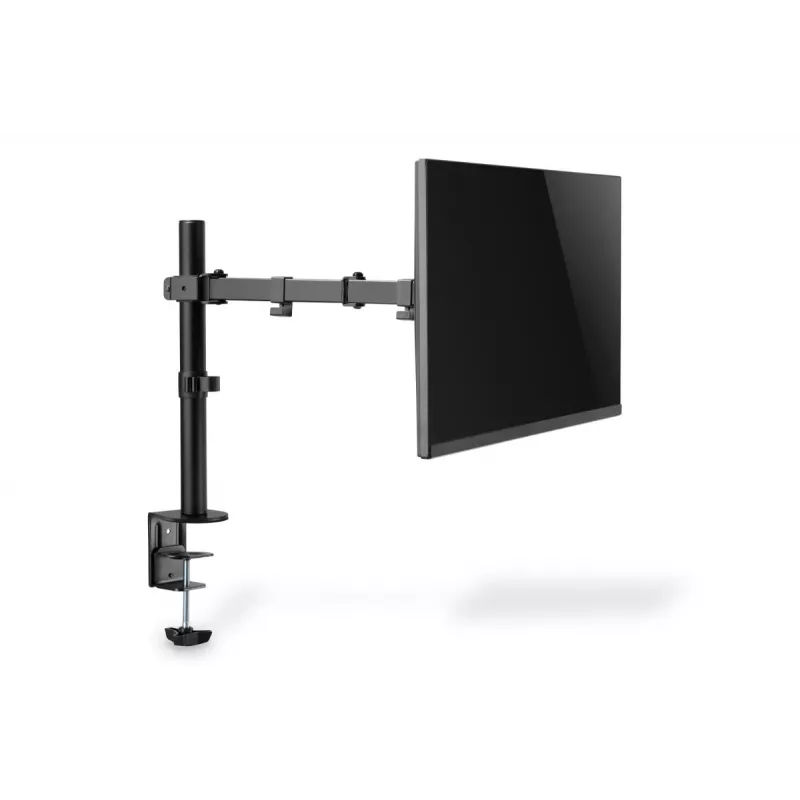 DIGITUS Universal Single Monitor Clamp Mount 17-32in 8kg (max.) musta
