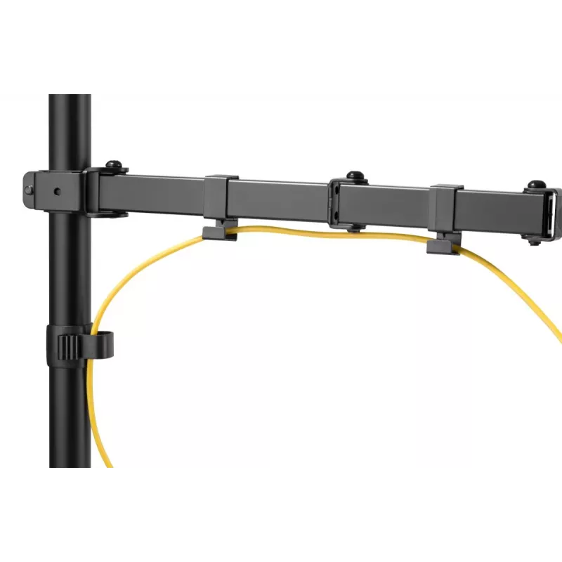 DIGITUS Universal Single Monitor Clamp Mount 17-32in 8kg (max.) musta