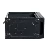 Akyga AK36BK Micro-ATX-tietokonekotelo, Micro ATX / Flex ATX / Mini ITX, USB 3.0 + USB 2.0, ilman virtalähdettä, musta