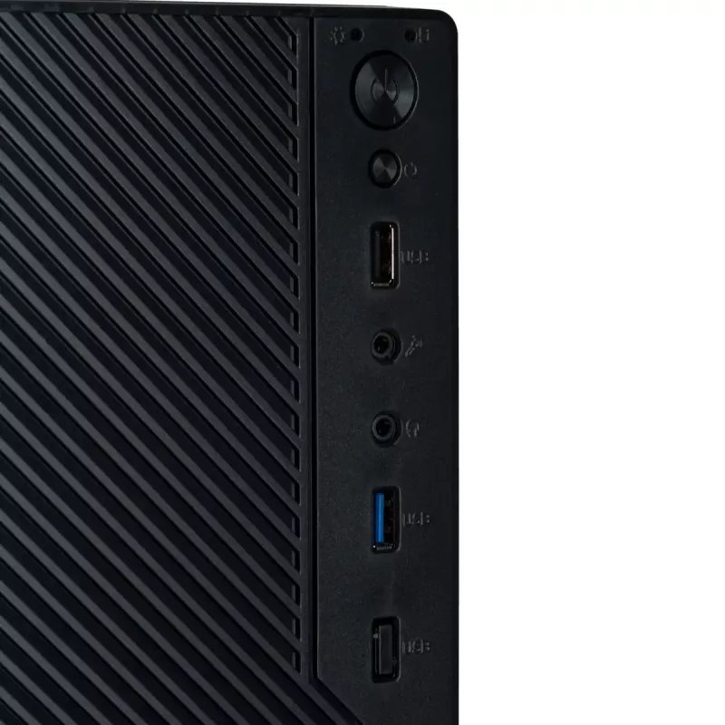 Akyga AK36BK Micro-ATX-tietokonekotelo, Micro ATX / Flex ATX / Mini ITX, USB 3.0 + USB 2.0, ilman virtalähdettä, musta