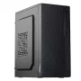 Akyga AK36BK Micro-ATX-tietokonekotelo, Micro ATX / Flex ATX / Mini ITX, USB 3.0 + USB 2.0, ilman virtalähdettä, musta