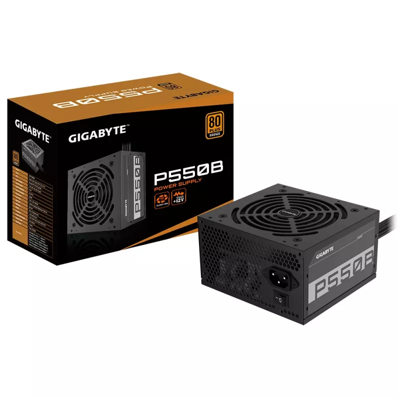 GIGABYTE P550B virtalähde 550 W 20+4-pin ATX ATX musta