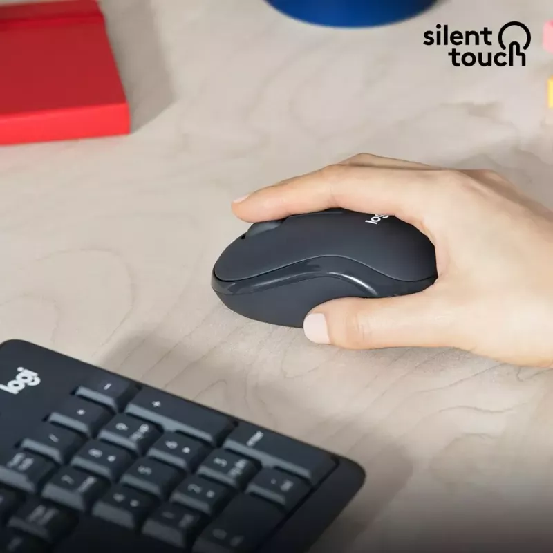 Logitech MK295 Silent Wireless Combo näppäimistö RF langaton QWERTY US International musta