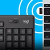 Logitech MK295 Silent Wireless Combo näppäimistö RF langaton QWERTY US International musta