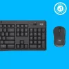 Logitech MK295 Silent Wireless Combo näppäimistö RF langaton QWERTY US International musta