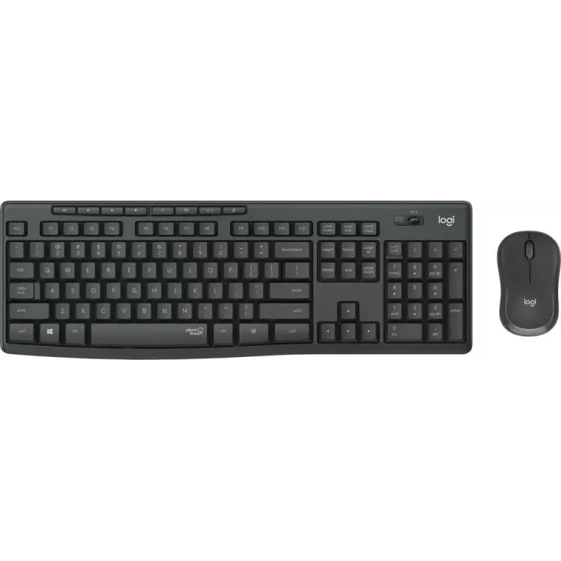 Logitech MK295 Silent Wireless Combo näppäimistö RF langaton QWERTY US International musta