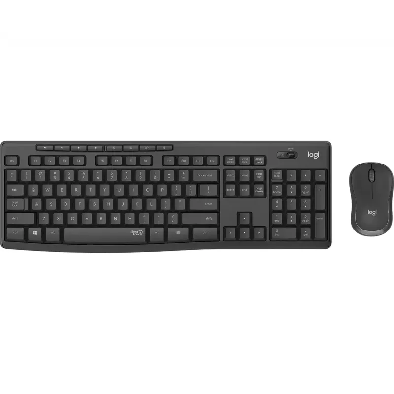 Logitech MK295 Silent Wireless Combo näppäimistö RF langaton QWERTY US International musta