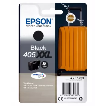 Epson 405XXL DURABrite Ultra Ink mustepatruuna 1 kpl alkuperäinen Extra (Super) High Yield musta