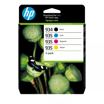 HP 934 musta/935 syaani/magenta/keltainen 4 kpl:n pakkaus alkuperäiset mustepatruunat