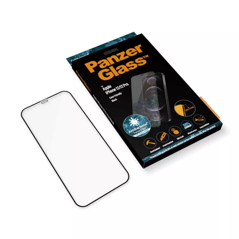 PanzerGlass ® näytönsuojakalvo iPhone 12 | 12 Pro | Edge-to-Edge