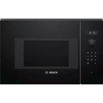 Kalusteisiin asennettava mikroaaltouuni solo Bosch Serie 6 BFL524MB0 — 800 W, 20 L, grilli, kosketus- ja kiertosäädin, musta