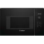 Kalusteisiin asennettava mikroaaltouuni solo Bosch Serie 6 BFL524MB0 — 800 W, 20 L, grilli, kosketus- ja kiertosäädin, musta