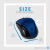 HP langaton hiiri 220 (Lumiere Blue), molempikätinen, RF Wireless, sininen