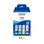 Mustepatruuna Epson Ink C13T00P640 / 104 monipakkaus BK,C,M,Y