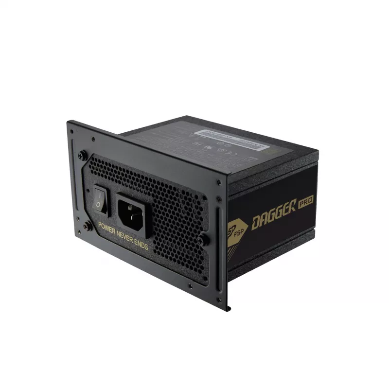 FSP DAGGER PRO 650W virtalähde SFX SFX3.3 musta, 650 W, 100 - 240 V, 50 - 60 Hz, 10 A, 5 A, 120 W