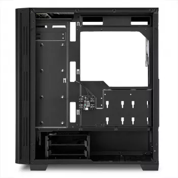 PC-kotelo Sharkoon RGB LIT 100 Midi Tower musta