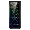 PC-kotelo Sharkoon RGB LIT 100 Midi Tower musta