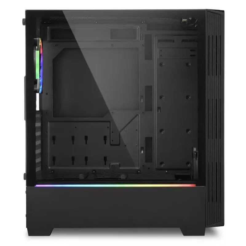 PC-kotelo Sharkoon RGB LIT 100 Midi Tower musta