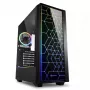 PC-kotelo Sharkoon RGB LIT 100 Midi Tower musta