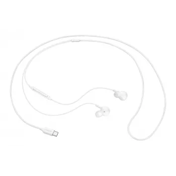 Johdollinen in-ear-kuuloke Samsung EO-IC100, binaural, USB Type-C -liitäntä, 32 Ω impedanssi, 20–20000 Hz, valkoinen