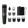 Monitoimitrimmeri Philips MULTIGROOM Series 3000 9-in-1 MG3740/15 — NiMH-akku, 60 min käyttöaika, ruostumattomat terät, 9 kampalisäosaa, musta