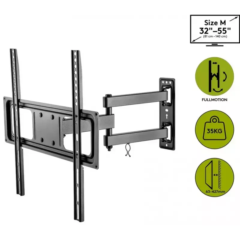 Goobay TV-seinäteline Basic FULLMOTION M 35 kg 32-55