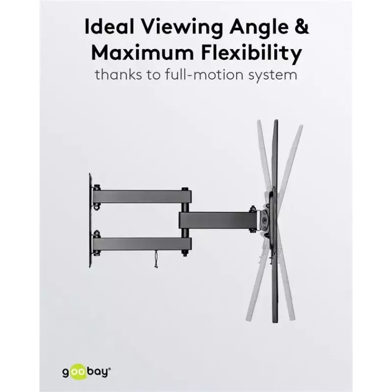 Goobay TV-seinäteline Basic FULLMOTION M 35 kg 32-55