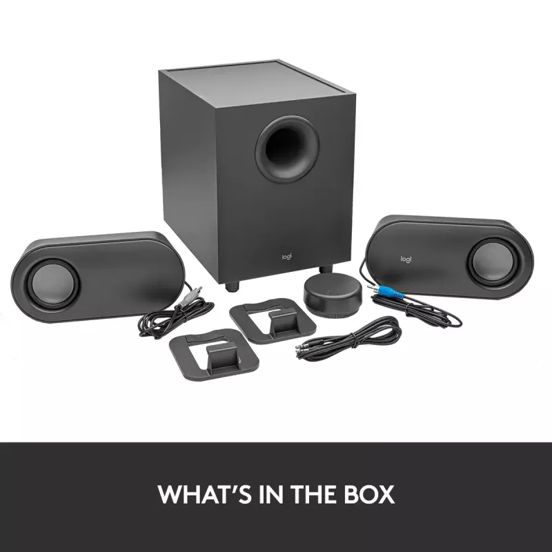 LOGITECH Z407 Bluetooth-tietokonekaiuttimet subwooferilla ja langattomalla ohjauksella